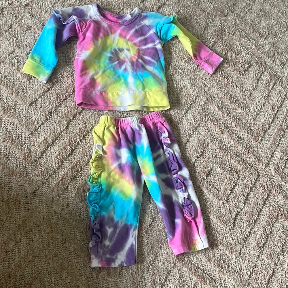 Rock-n-Beauty tie dye 2 piece outfit